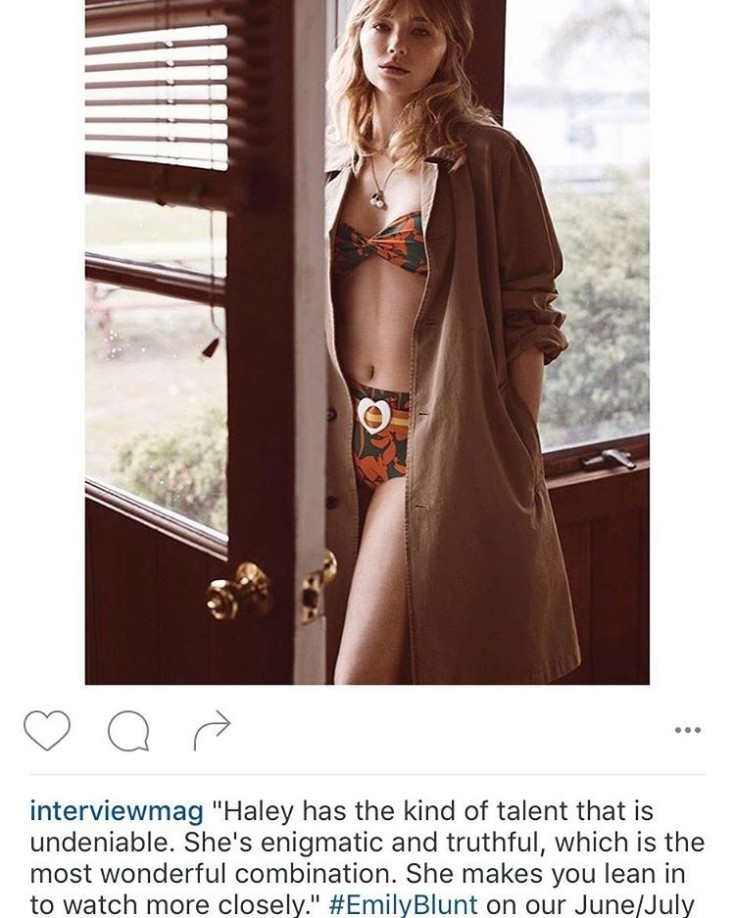 Американская актриса Хейли Беннетт горячие интим фото